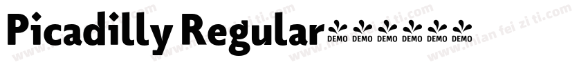 Picadilly Regular字体转换